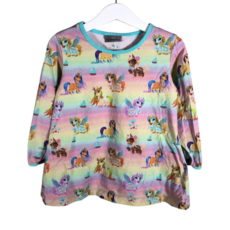 Unisex Sampsukka - Tricot tunic, size 92 - 98 - Turquoise ()