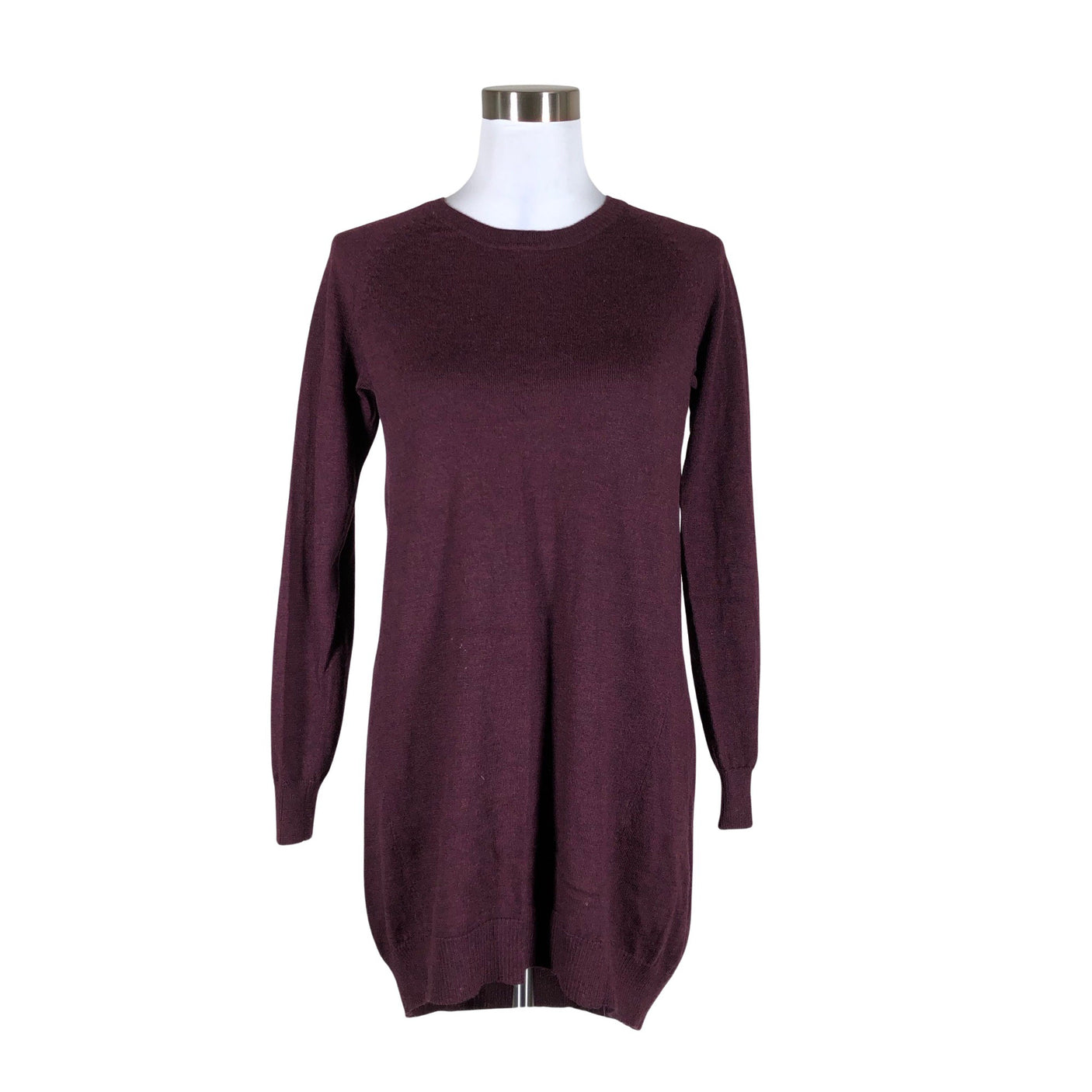 Unisex Repeat - Knit tunic, size 36 - Wine red (1)