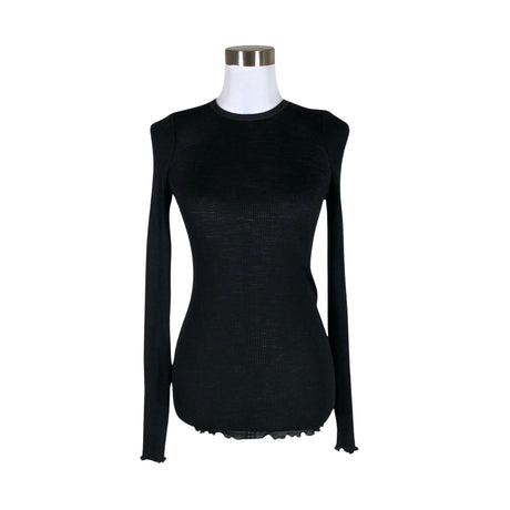 Unisex Samsoe&Samsoe - Tricot shirt, size 38 - Black ()