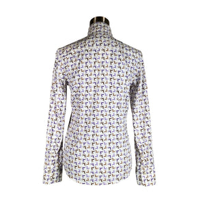 Unisex Habsburg - Collared shirt, size 36 - White (2)