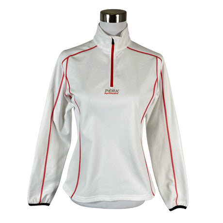 Unisex Peak Performance - Sports shirt, long sleeve, size 38 - White ()