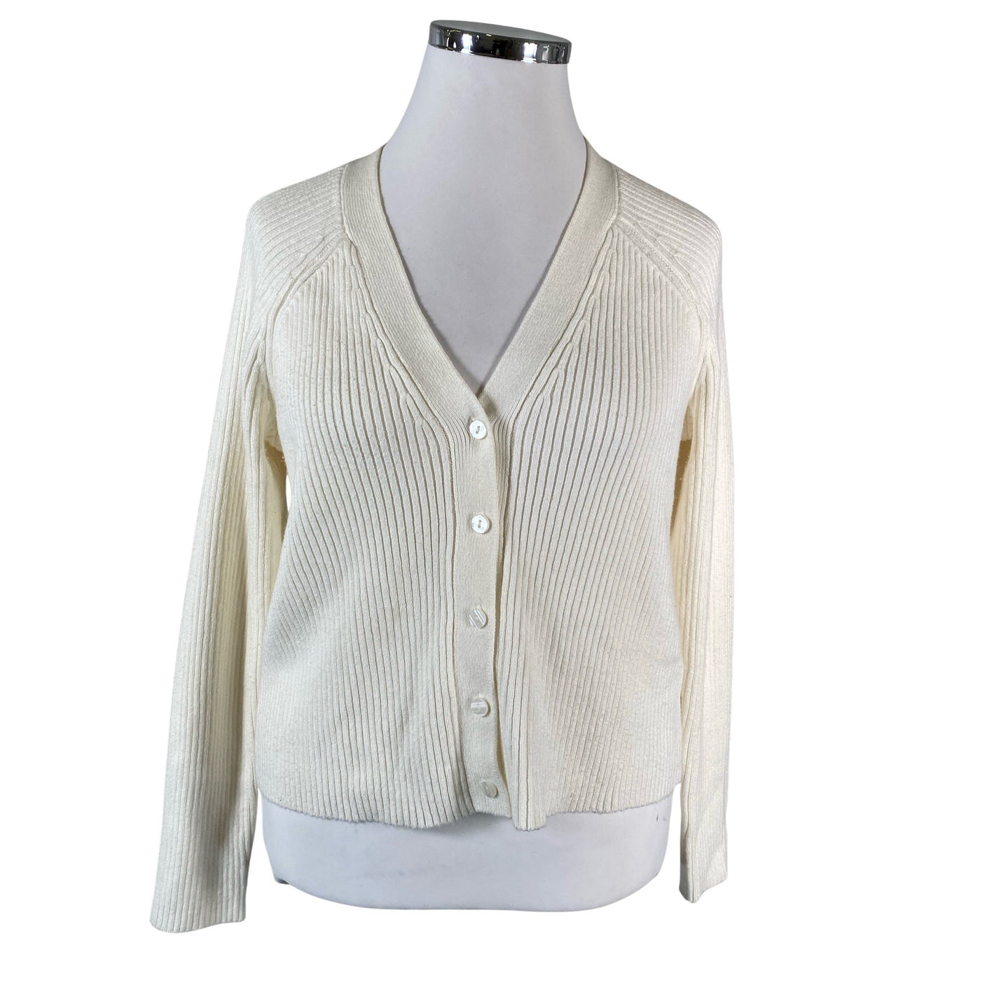 Unisex Abercrombie&Fitch - Cardigan, size 42 - Natural white (1)