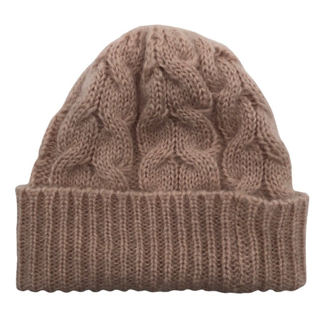 Unisex Handmade - Winter beanie, size 56 - 58 cm - Light pink ()