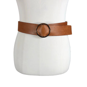 Unisex Balmuir - Leather belt, size No size - Brown (1)