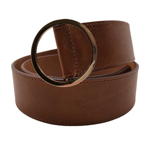 Unisex Balmuir - Leather belt, size No size - Brown (2)