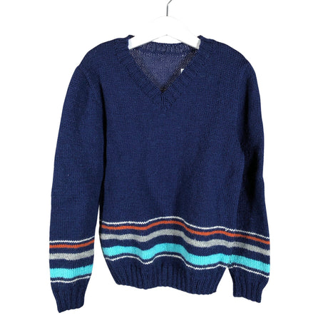 Unisex Handmade - Sweater, size 128 - 134 - Blue ()
