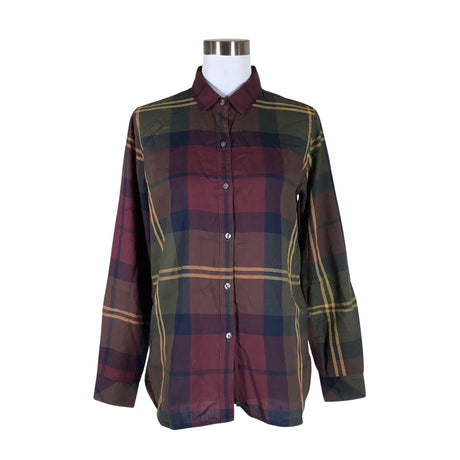 Unisex Barbour - Collared shirt, size 36 - Wine red ()