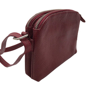 Unisex Utua - Shoulder bag, size Mini - Wine red (2)
