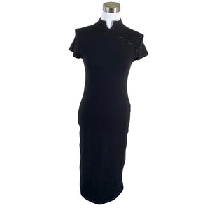 Unisex Benetton - Knit dress, size 38 - Black (1)