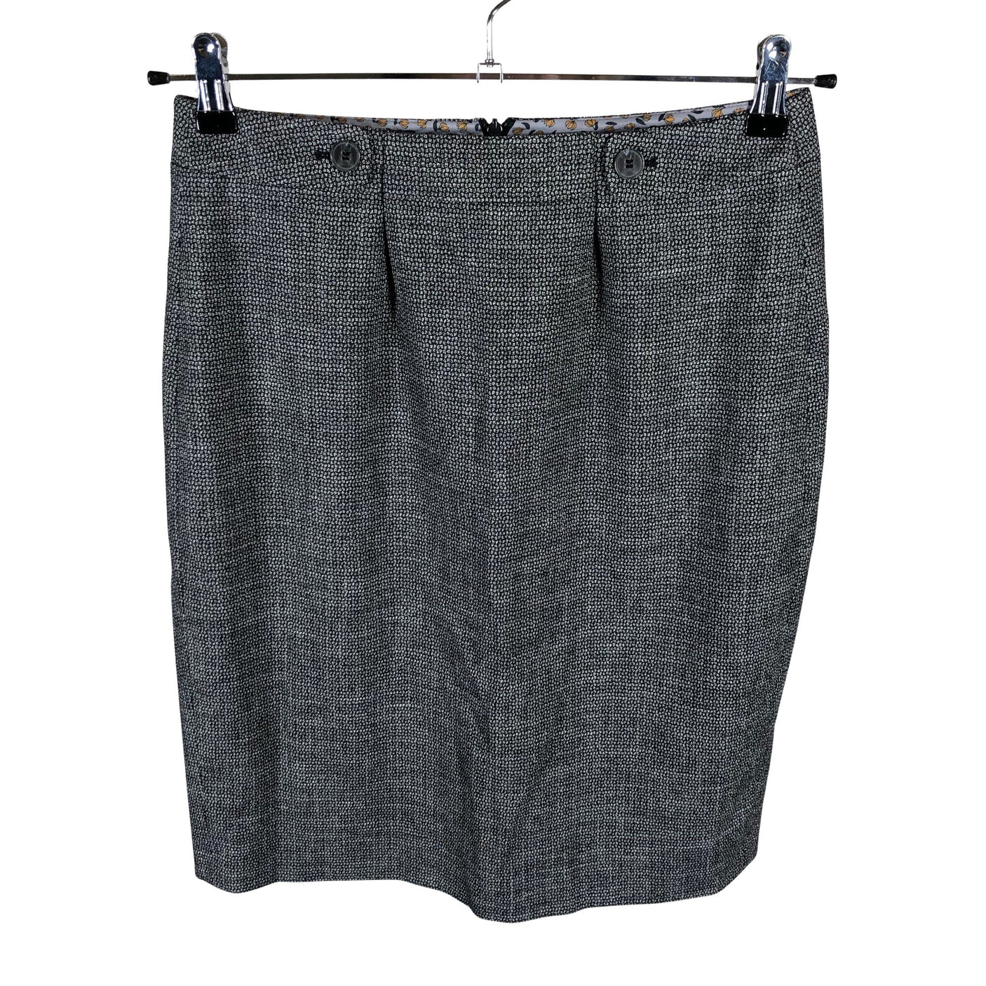 Unisex Gerry Weber - Fabric skirt, size 38 - Gray (1)