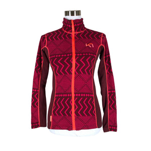 Unisex Kari Traa - Fleece jacket, size 36 - Wine red (1)