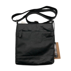 Unisex Hide Stitches - Shoulder bag, size Midi - Black (1)