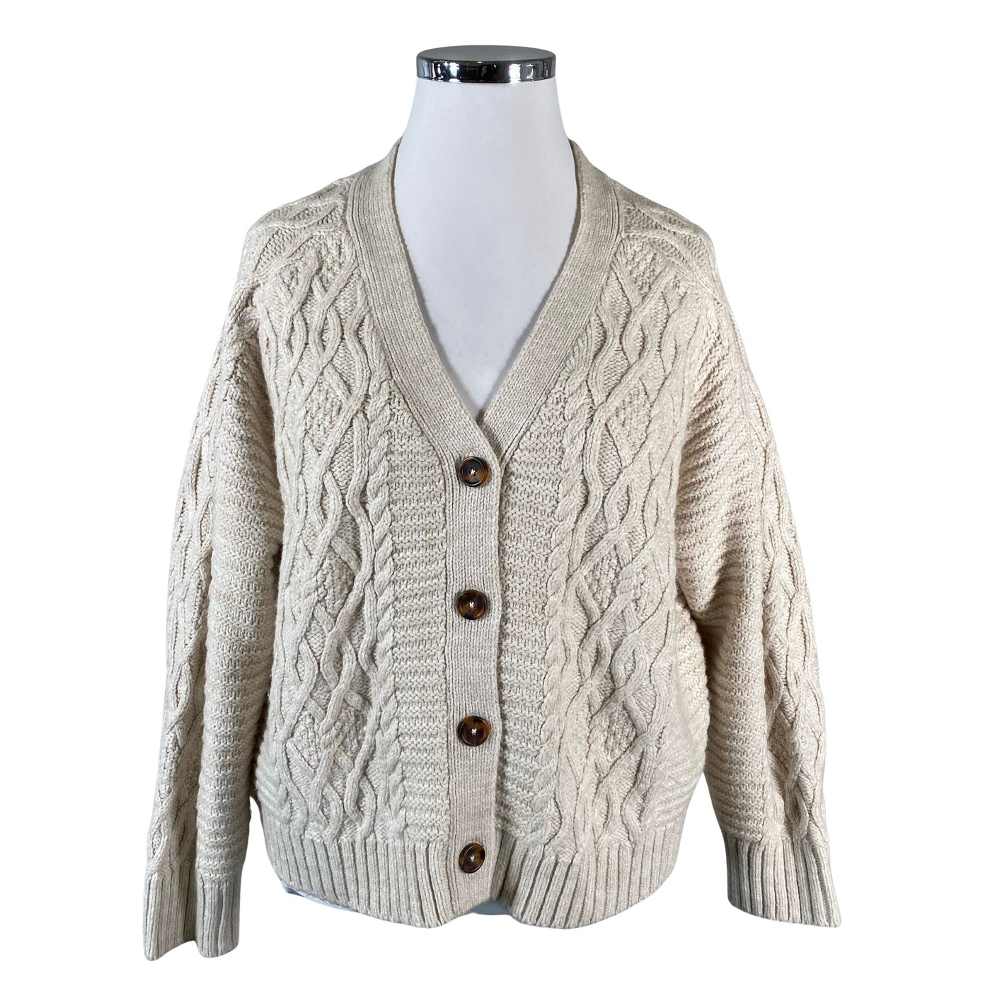 Unisex Gina Benotti - Cardigan, size 44 - Beige (1)