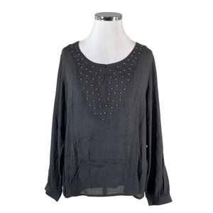 Unisex Zizzi - Schiffon tunic, size 50 - Gray (1)