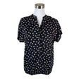 Unisex Mazine - Short-sleeved blouse, size 36 - Black ()