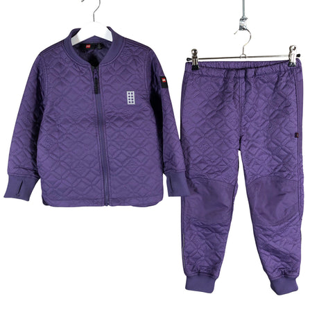 Unisex Lego - Spring/Fall jacket and pants set, size 104 - 110 - Violet ()