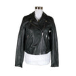 Unisex Selected - Leather jacket, size 36 - Black ()
