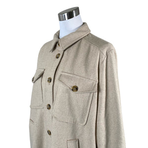 Unisex Part two - Wool coat, size 40 - Beige (2)