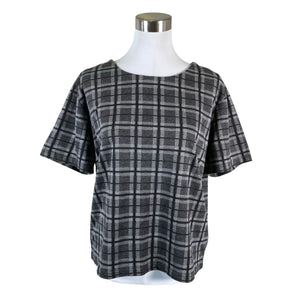 Unisex Fransa - Short-sleeved blouse, size 40 - Gray (1)