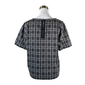 Unisex Fransa - Short-sleeved blouse, size 40 - Gray (2)