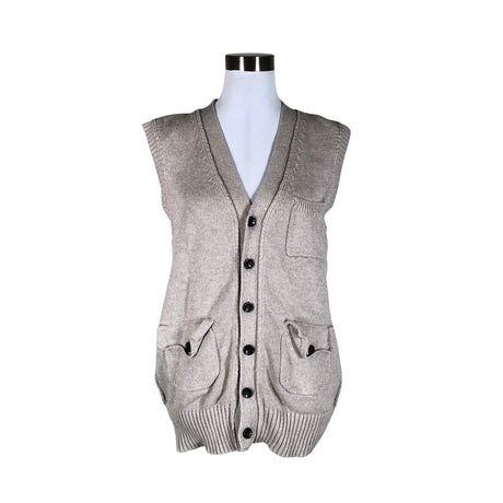 Unisex Petrifun - Knit vest, size 40 - Beige ()