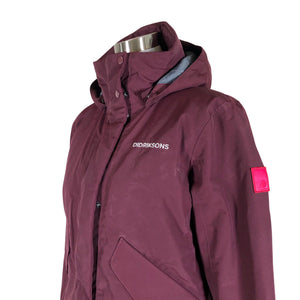 Unisex Didriksons - Winter jacket, size 36 - Wine red (3)