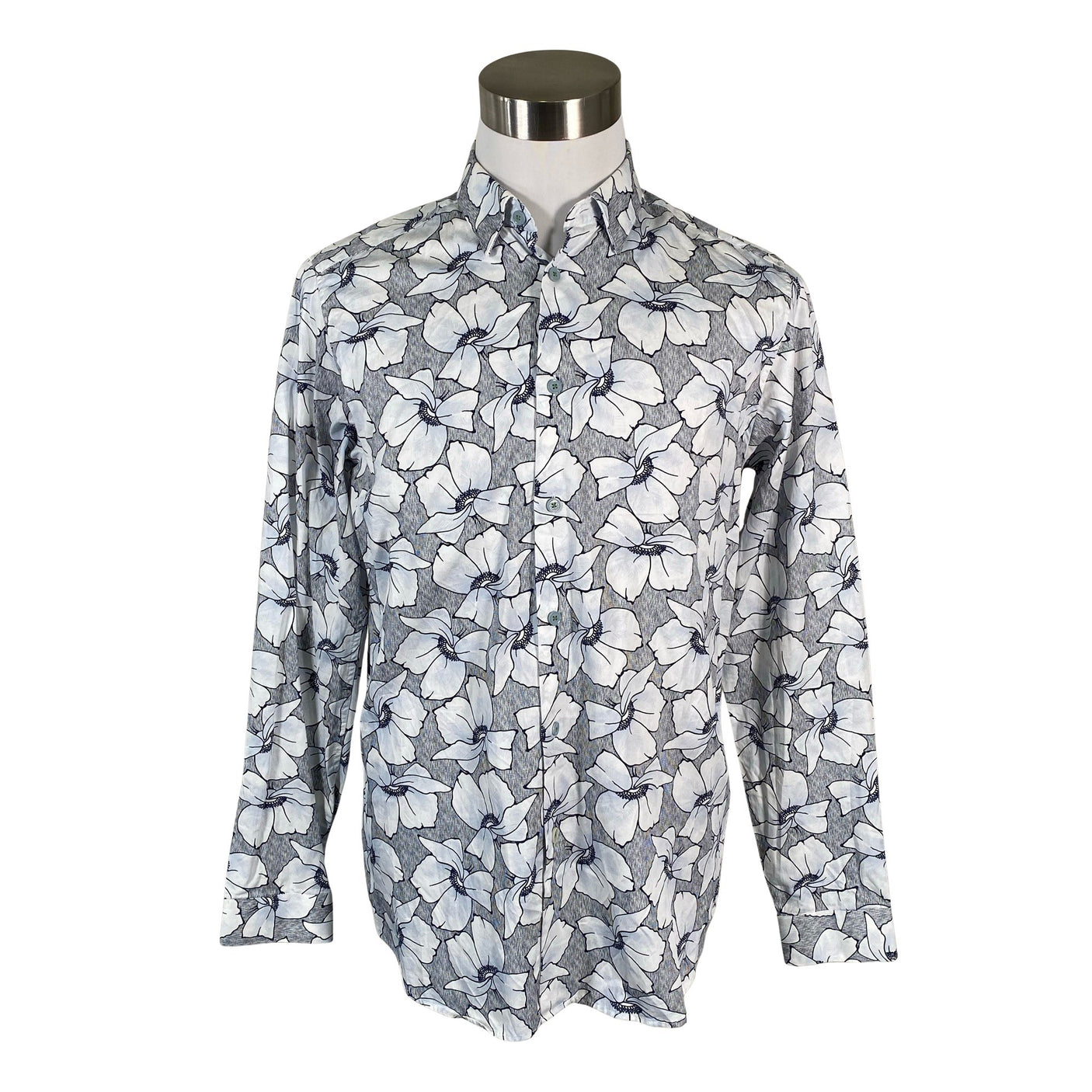 Unisex Ted Baker - Collared shirt, size XL - Blue (1)