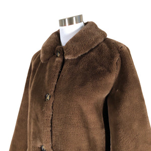 Unisex Minimum - Faux fur coat, size 36 - Brown (3)