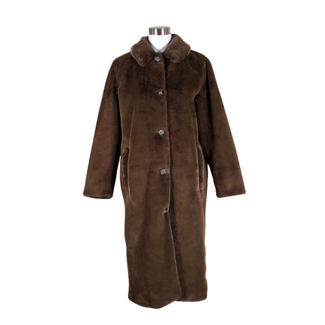 Unisex Minimum - Faux fur coat, size 36 - Brown ()