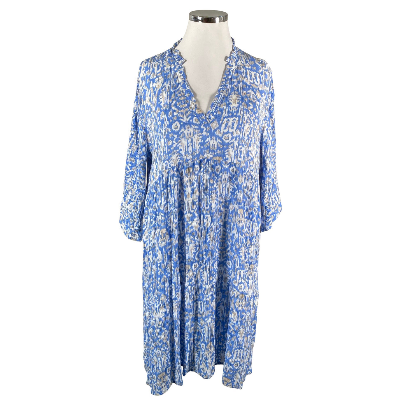 Unisex Kaffe - Schiffon dress, size 44 - Light blue (1)