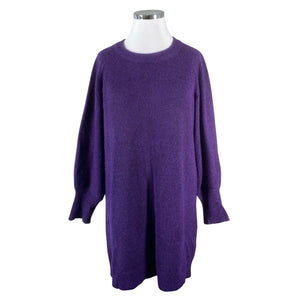 Unisex Selected - Knit dress, size 42 - Violet (1)