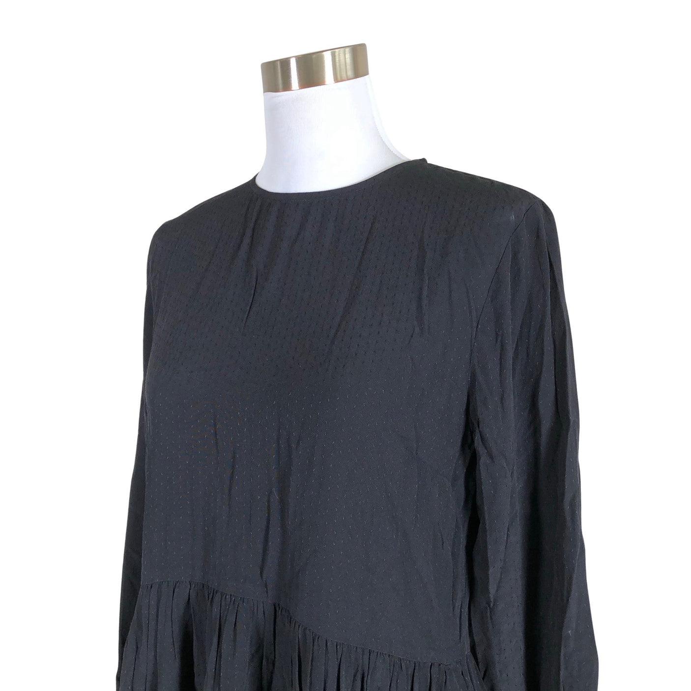 Unisex Samsoe&Samsoe - Schiffon dress, size 38 - Black (3)