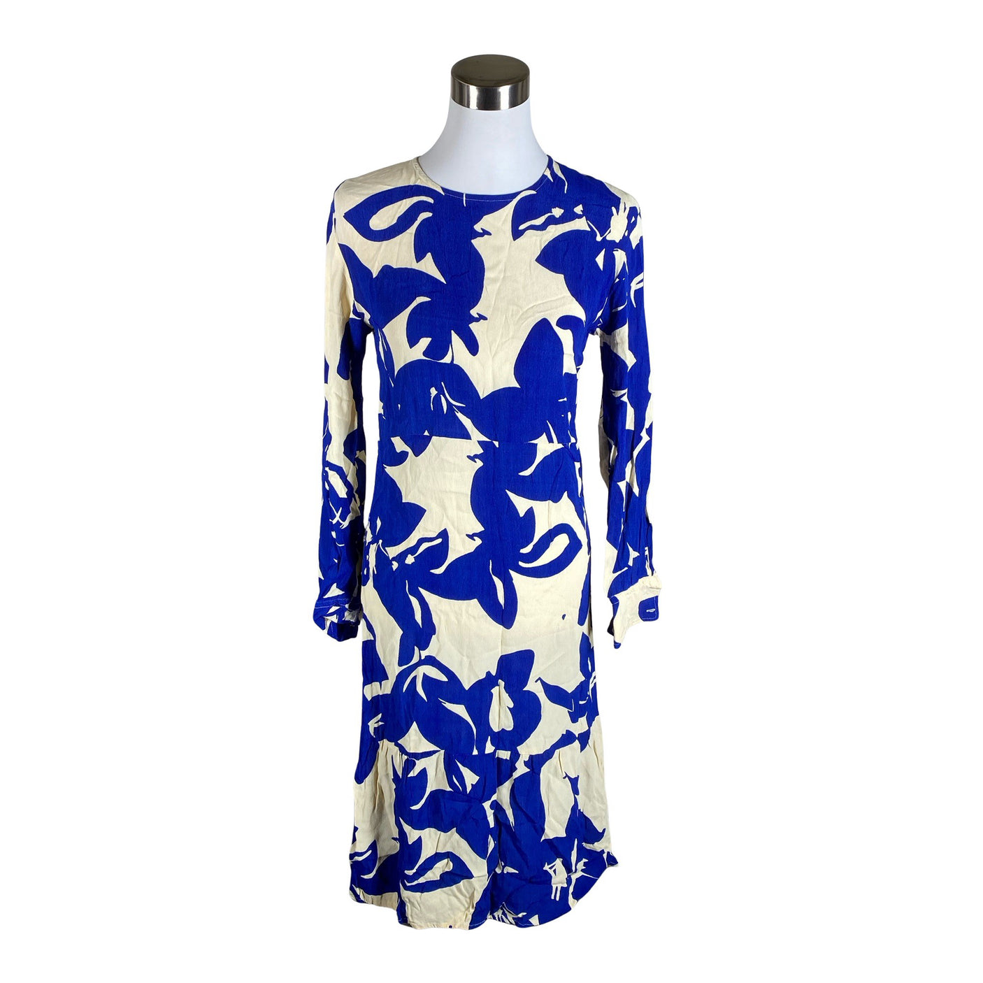Unisex Nue Notes - Schiffon dress, size 34 - Natural white (1)