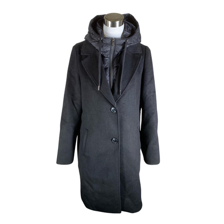 Unisex Comma - Wool coat, size 38 - Black ()