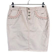 Unisex Cream - Fabric skirt, size 42 - Light pink ()