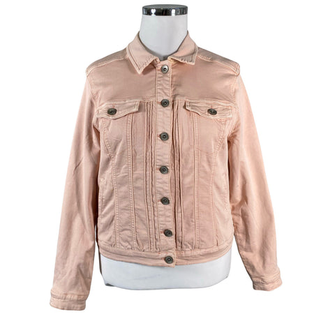Unisex Cream - Denim jacket, size 42 - Light pink ()