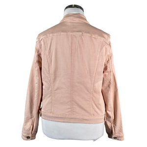 Unisex Cream - Denim jacket, size 42 - Light pink (2)