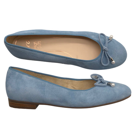 Unisex Ara - Ballerinas, size 38 - Light blue ()