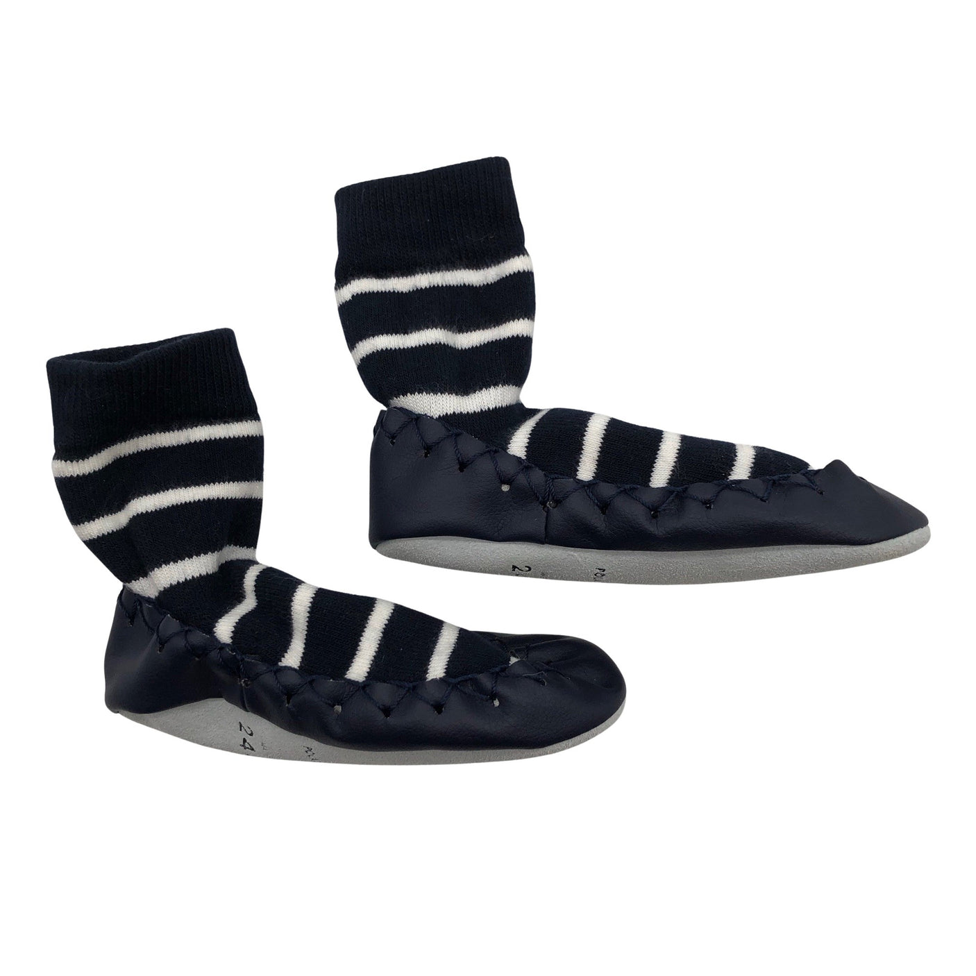 Unisex Polarn O. Pyret - Indoor slippers, size 24 - Blue (1)