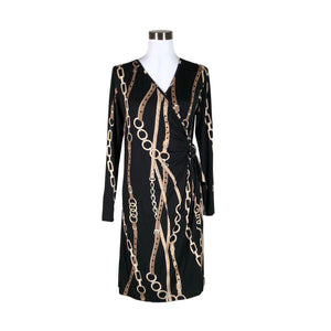 Unisex Andiata - Tricot dress, size 40 - Black (1)