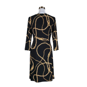 Unisex Lauren Ralph Lauren - Tricot dress, size 40 - Black (2)