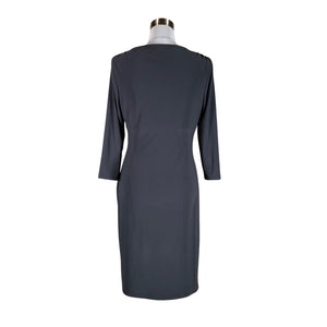 Unisex Lauren Ralph Lauren - Tricot dress, size 40 - Gray (2)
