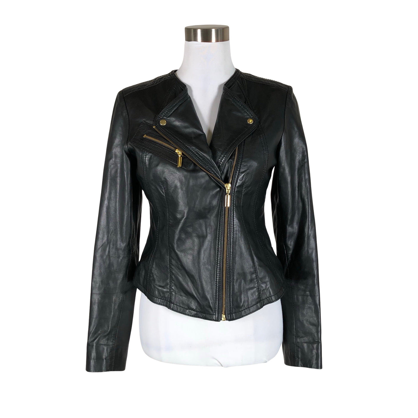 Unisex Andiata - Leather jacket, size 38 - Black (1)