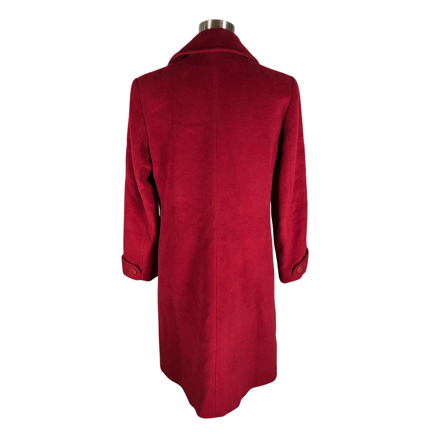Unisex Cinzia Rocca - Wool coat, size 40 - Wine red (2)