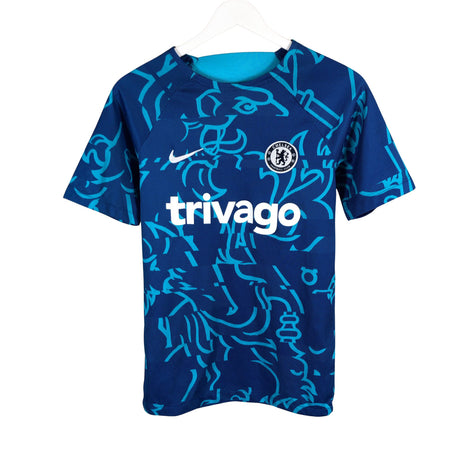 Unisex Nike - Sports shirt, short sleeve, size S - Blue ()