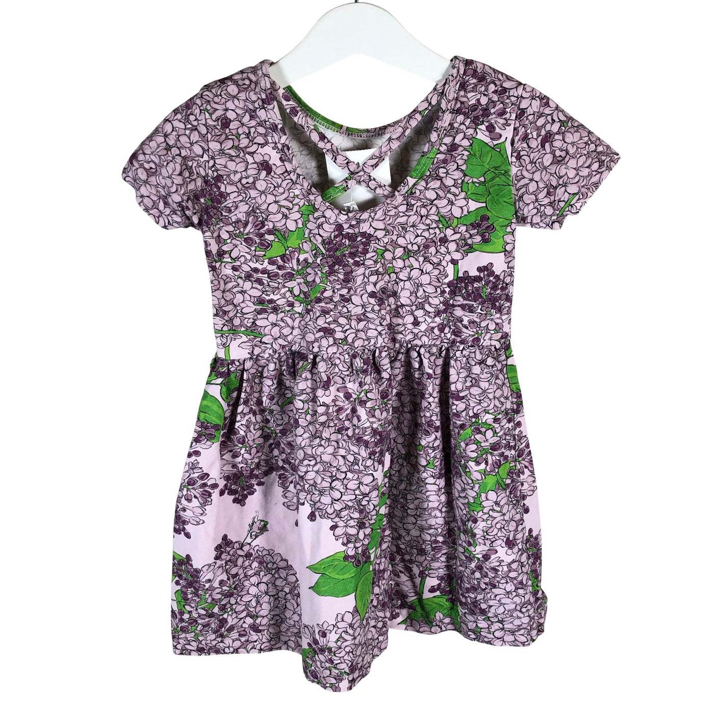 Unisex Selma ja Papu - Tricot dress, size 86 - 92 - Violet (2)
