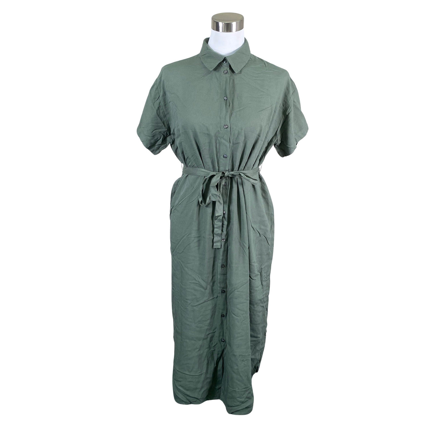 Unisex Vero Moda Maternity - Schiffon dress, size 38 - Green (1)
