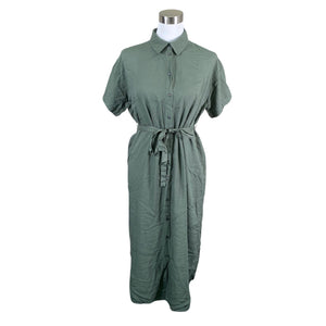 Unisex Vero Moda Maternity - Schiffon dress, size 38 - Green (1)