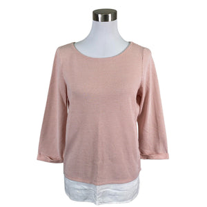 Unisex Esprit - Tricot shirt, size 38 - Light pink (1)
