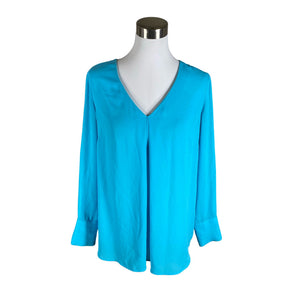 Unisex Your Face - Schiffon tunic, size 36 - Turquoise (1)